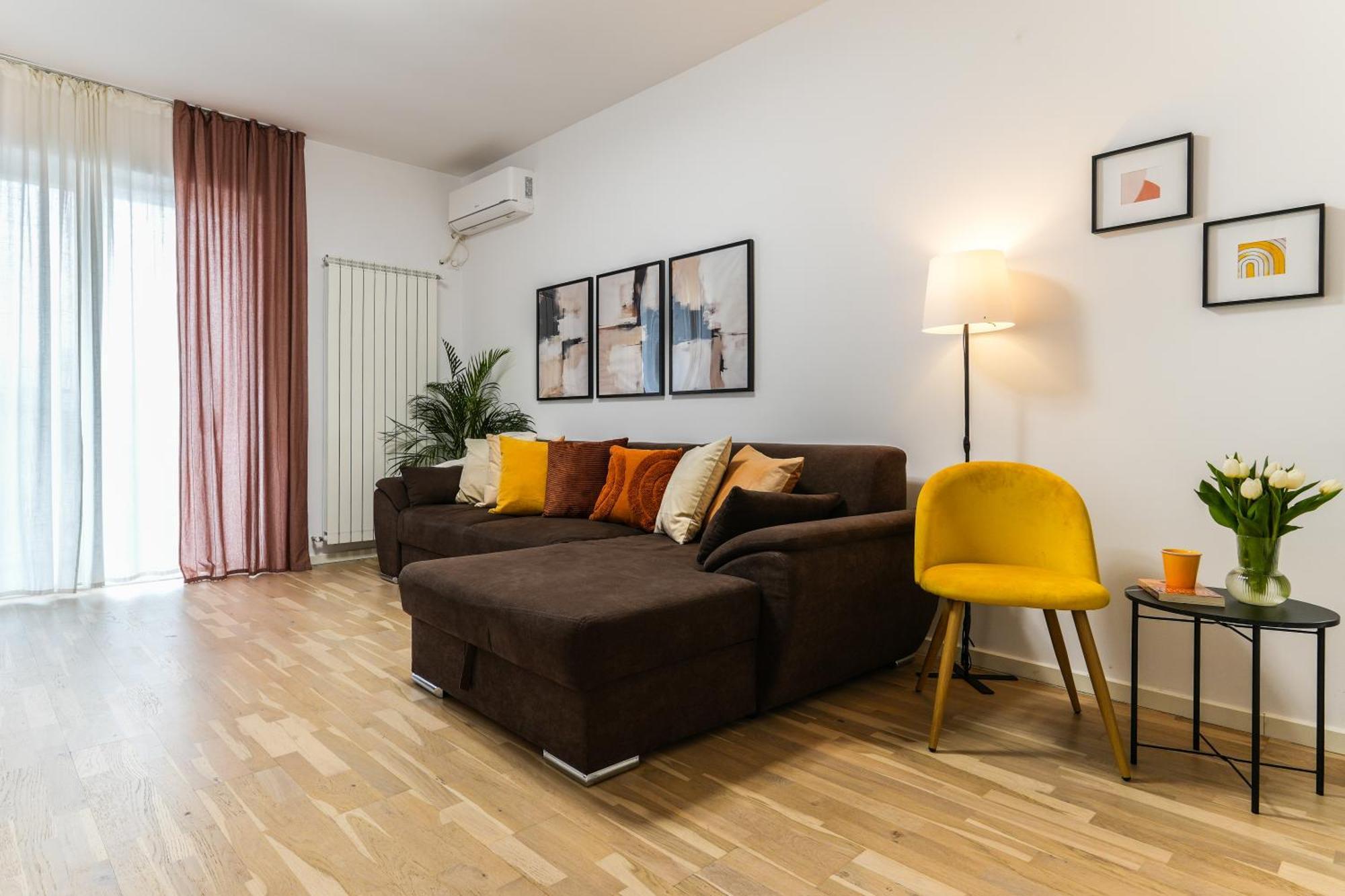 Amalia - Quiet 1Br Apartment With Parking & Wi-Fi บูคาเรสต์ ภายนอก รูปภาพ