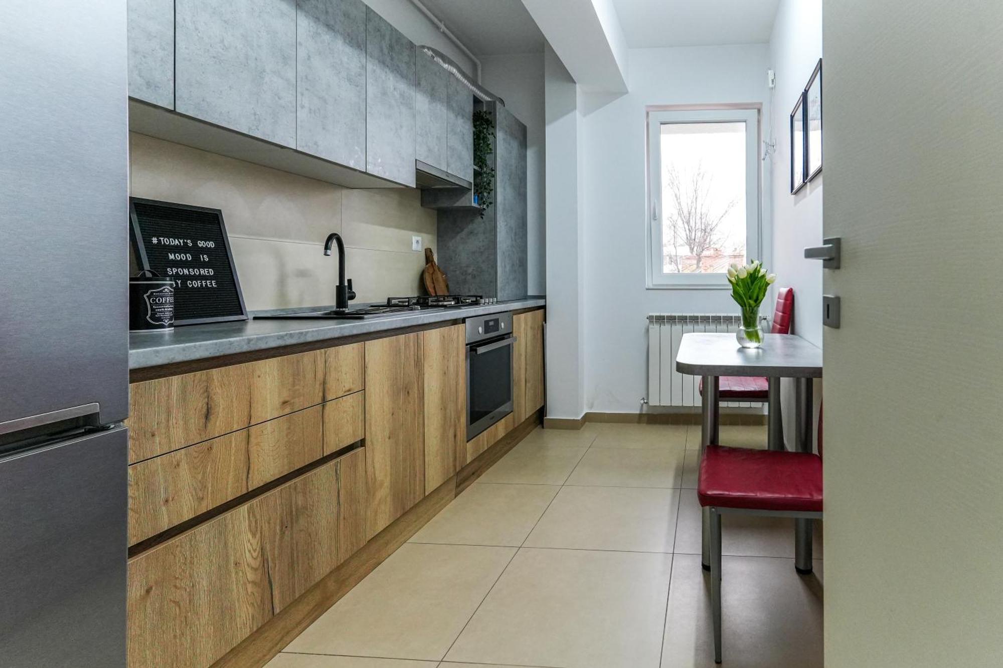 Amalia - Quiet 1Br Apartment With Parking & Wi-Fi บูคาเรสต์ ภายนอก รูปภาพ