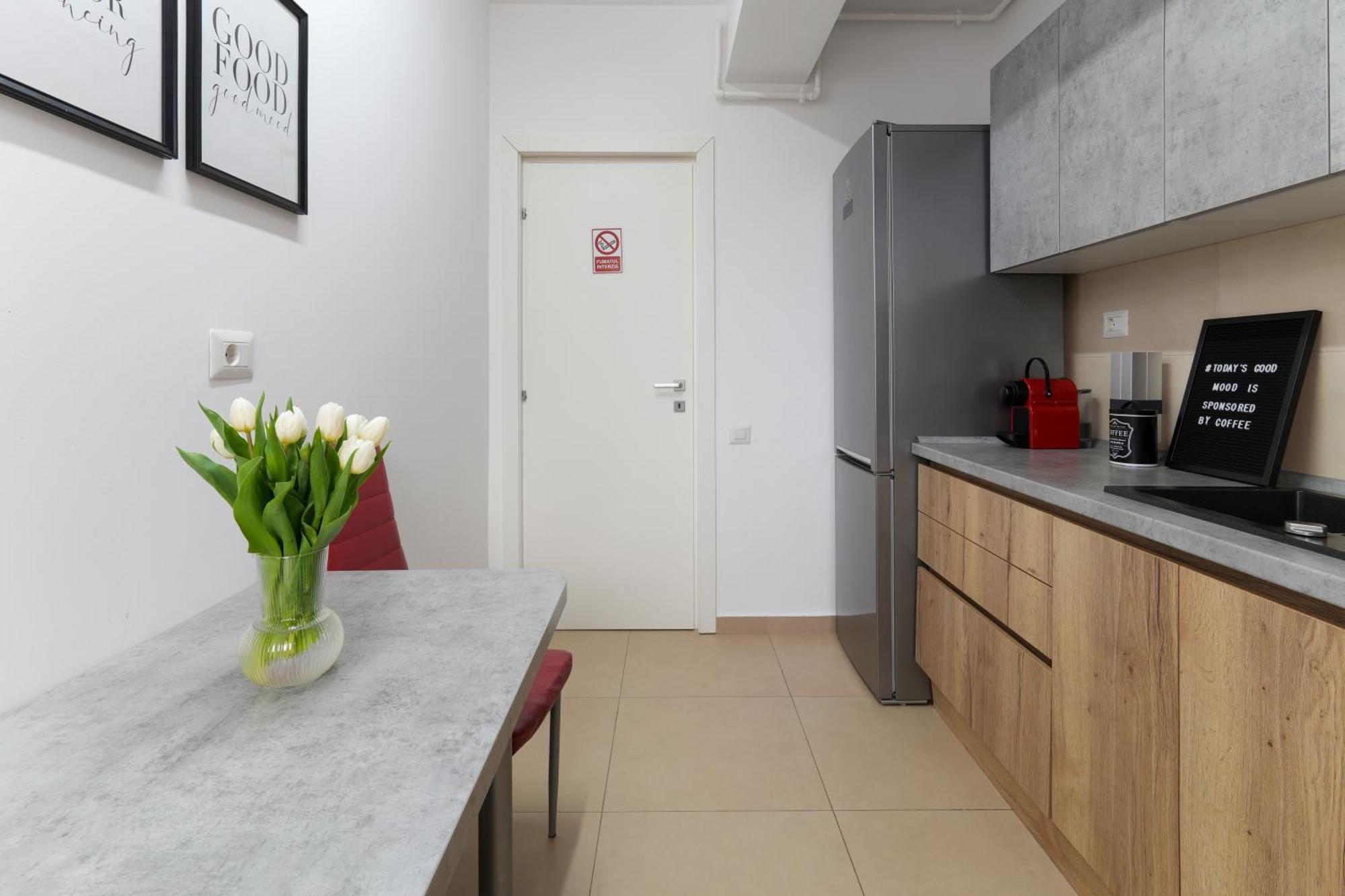 Amalia - Quiet 1Br Apartment With Parking & Wi-Fi บูคาเรสต์ ภายนอก รูปภาพ